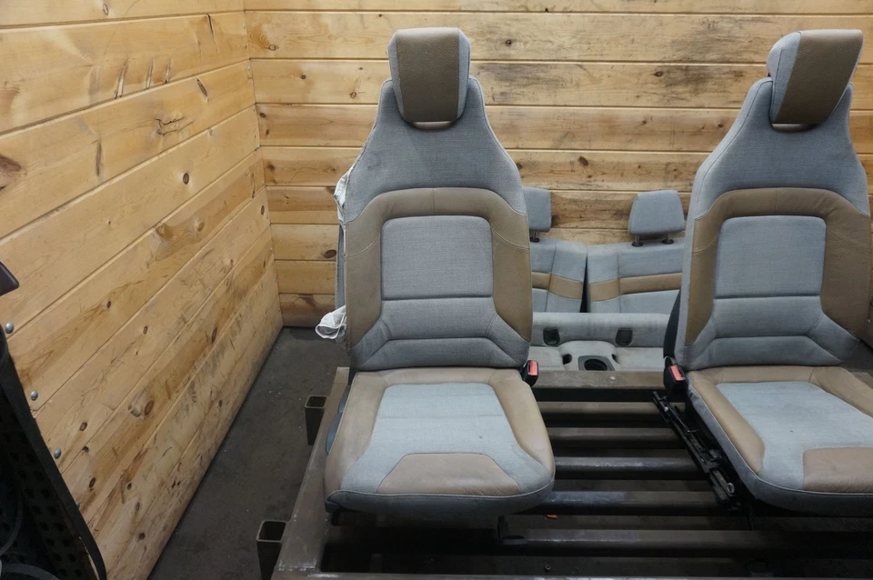 Set Of Front Rear Cloth & Leather Cassia Seats OEM BMW I3 94 REX 2017 *Note* Foto 2 de 4