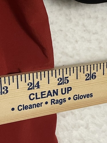 Adidas Jacket Mens 2XL Red Fleece Full Zip Jacket Zipper Pockets FLAW - Picture 9 of 12