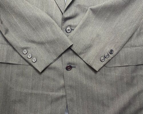 Brooks Brothers Hombre Gris Lana Clásico Traje Chaqueta Abrigo Deportivo 41L - Imagen 3 de 7