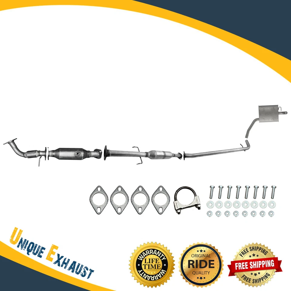 Sistema de escape completo para Hyundai Sonata 2009-2010 2,4 L excepto SULEV Foto 4 de 4