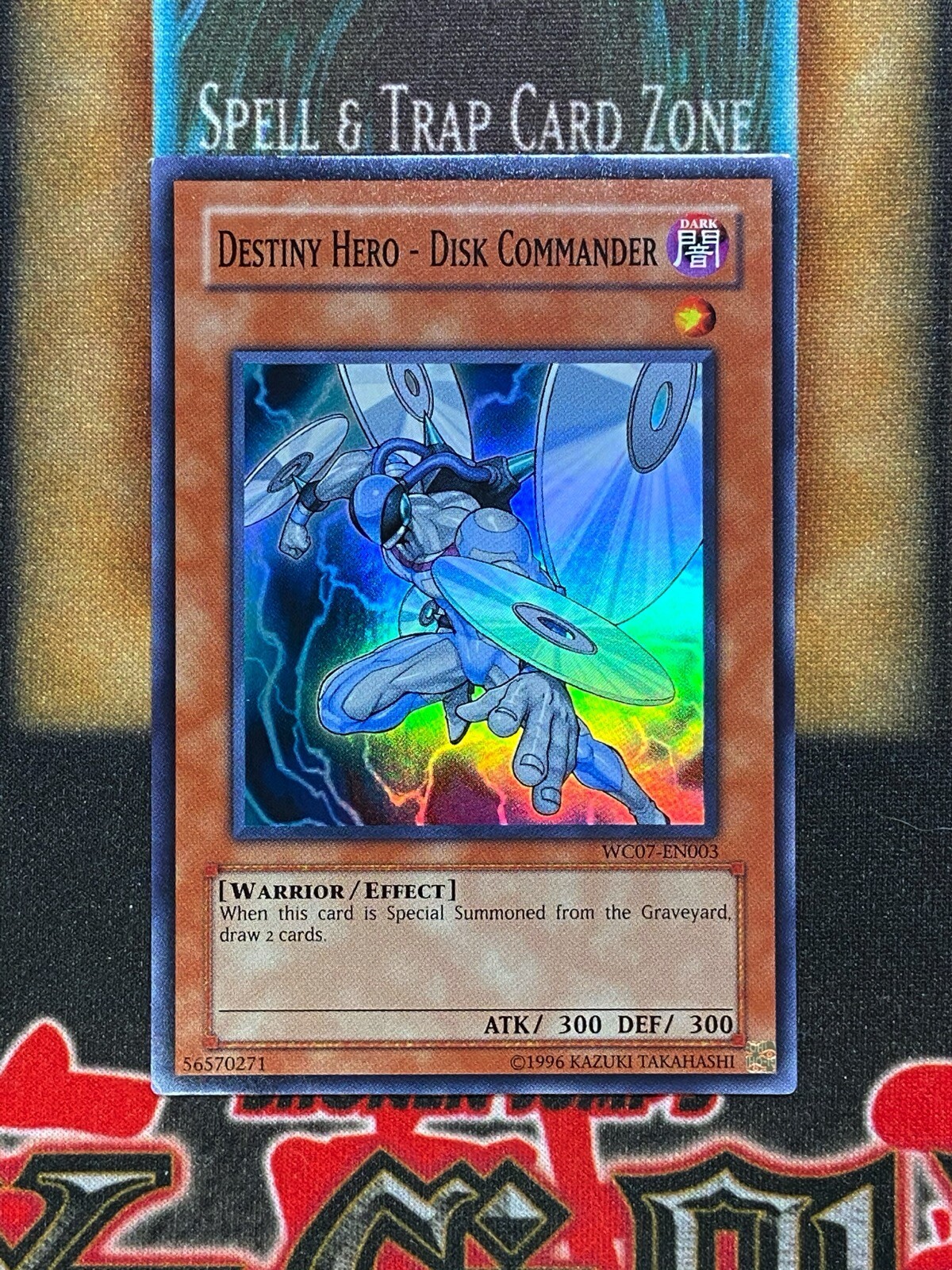 Yugioh Destiny Hero - Disk Commander WC07-EN003 Super Rare LP | eBay