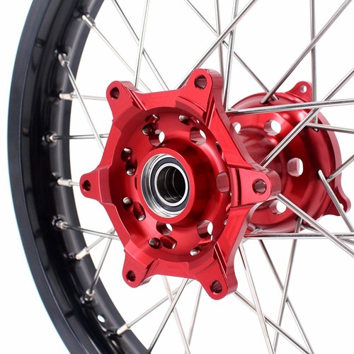 Llantas de bujes CNC HONDA CRF250X 2004-2018 CRF450X 05-18 ruedas de enduro - Imagen 11 de 13