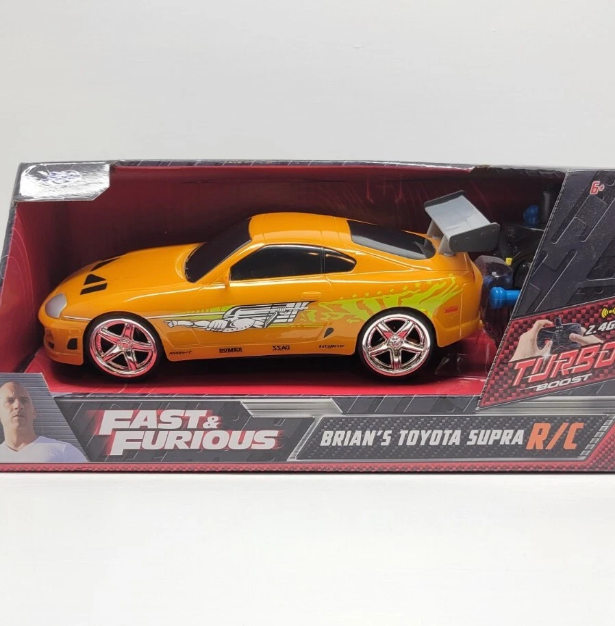 Fast Furious Movie Brian s Toyota Supra RC Radio Control Sports Car Jada Toys