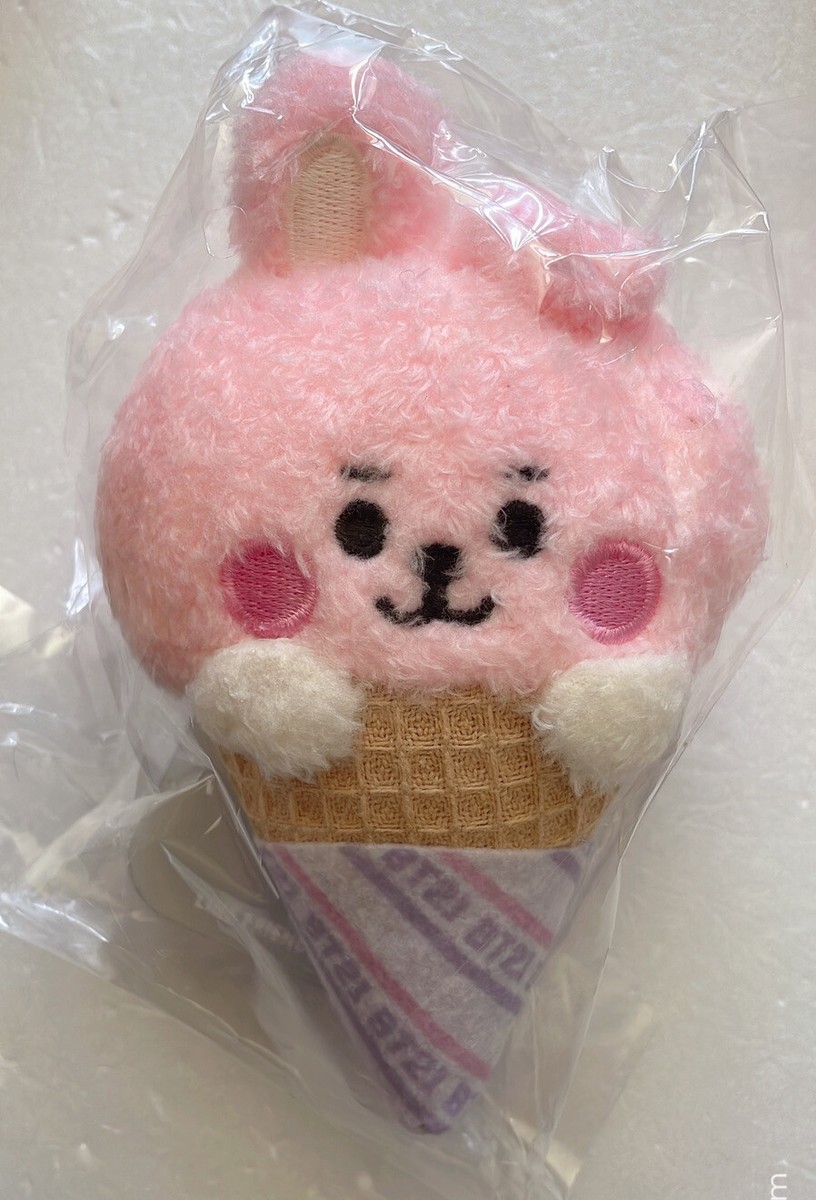 BTS BT21 Ice Cream Plush Mascot Keychain Set Of 7