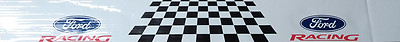 Frontscheibenaufkleber Ford Racing Sonnenblendstreifen Aufkleber 125 x 15 cm
