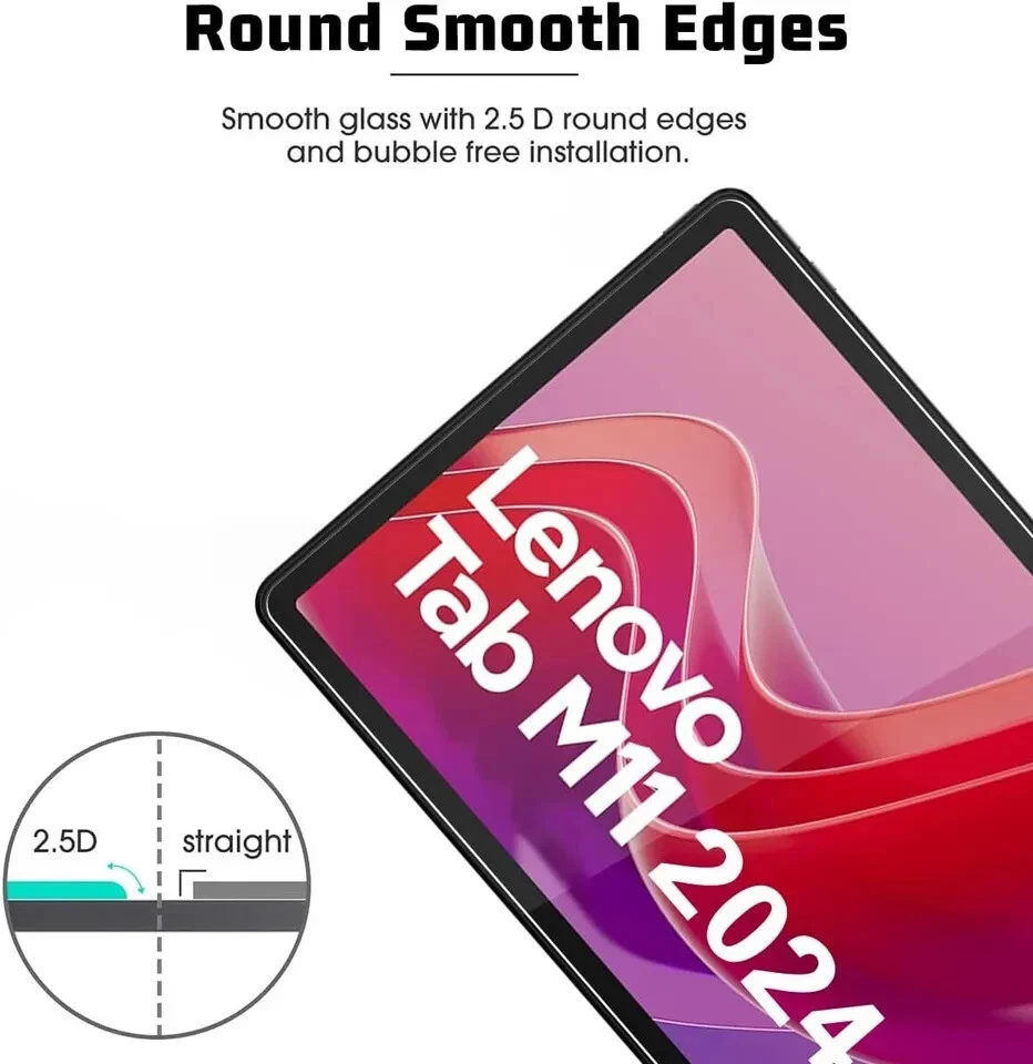 2pack Tempered Glass Screen Protector For Lenovo Tab M11 (TB-330FU/XU) 11'' - Image 4 of 4