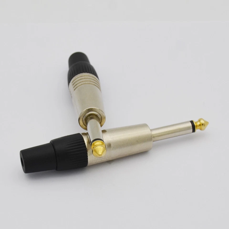 Cable de audio macho mono enchufe macho TS doble de 1/4" de 10 pies a enchufe de 2 RCA, envío GRATIS Foto 4 de 4