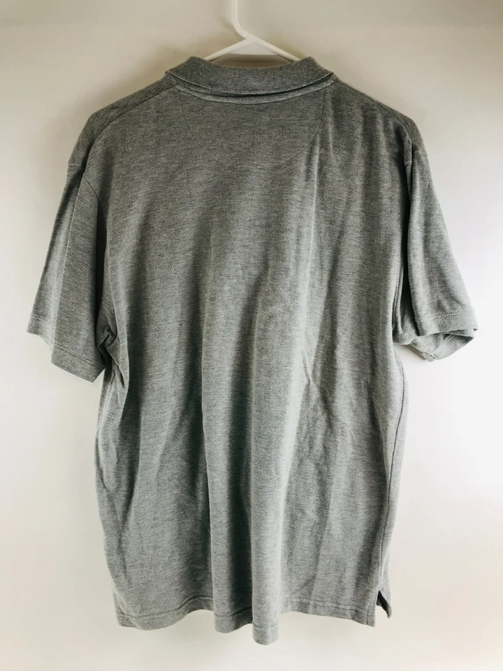 Phat Farm Polo Shirt Men's Size Large Gray Short Sleeve Logo collared - Image 2 of 4