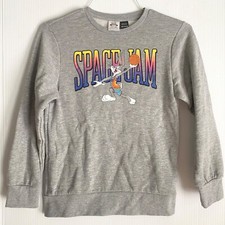 Space Jam bugs bunny gray sweatshirt youth/kids size M 8-10