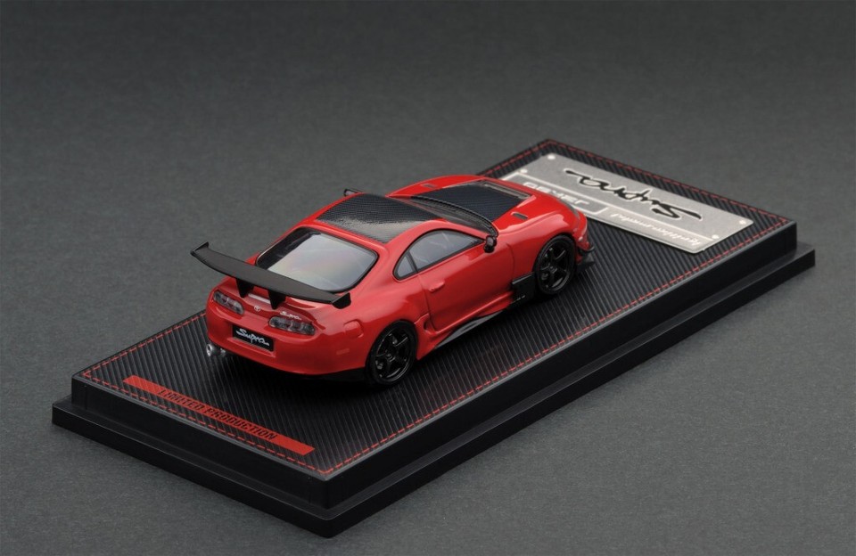 Ignition Model 1/64 Toyota Supra JZA80 RZ Red Max Orido IG1862 A80 eBay