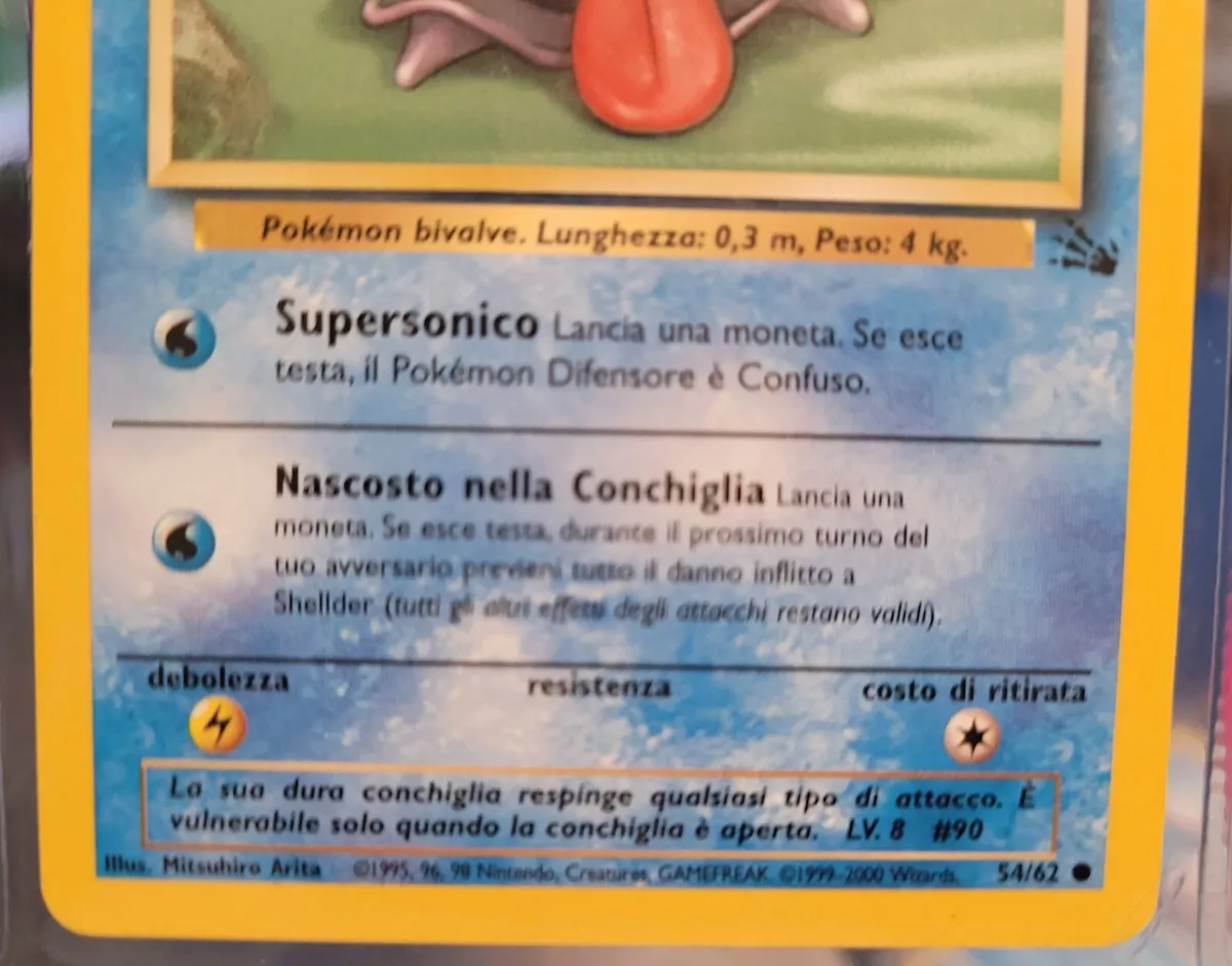 Pokemon Fossil Common Shellder #54 