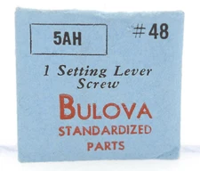 Bulova Setting Lever Screw for 5AH Part # 48