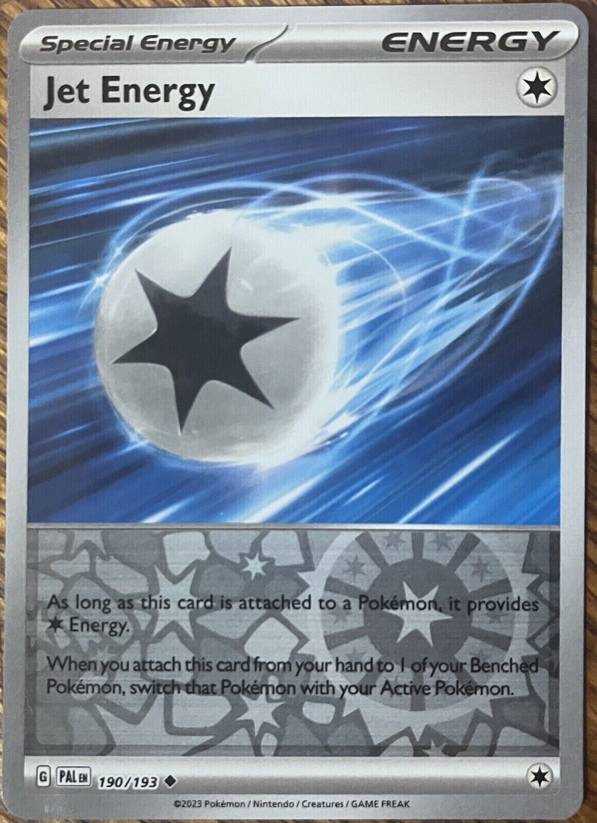 Jet Energy Reverse Holo Pokemon Card 190/193