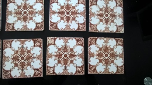 10 Antique Tiles. 6" x 6". stock item tiles 008 - Picture 9 of 12