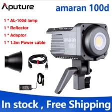 DHL Aputure Amaran 100d 5600K Led Video Light COB Daylight CRI+95 Bowens Mount