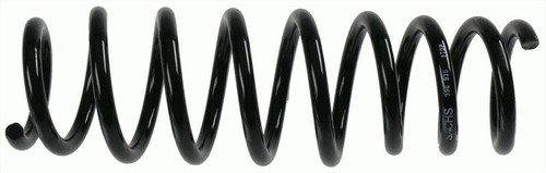 SACHS Fahrwerksfedern 2x Hinten Für BMW 1er F20 - Länge 318mm, Außendurchmesser 91mm | Komplettset