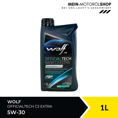 Wolf OfficialTech 5W-30 C2 Extra FIAT 9.55535-S1 Renault API SN/CF 1 Liter