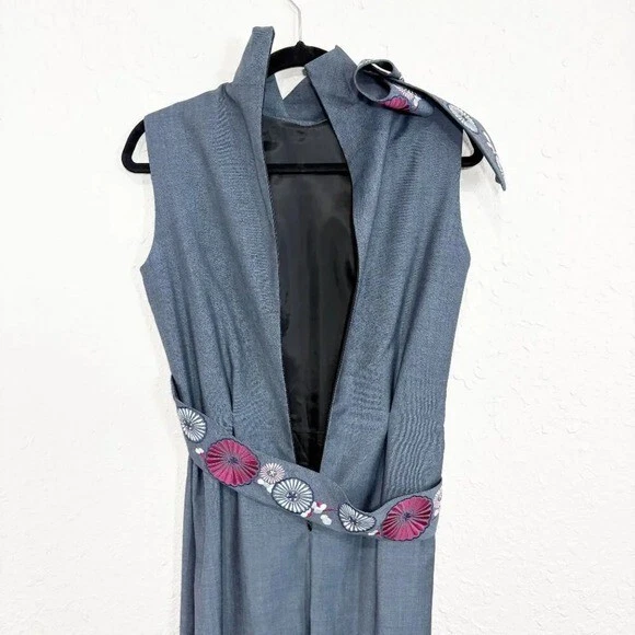 DIFETTI Abito Alexander McQueen Vintage 2001 Ricamato Collezione VOSS Tg 42