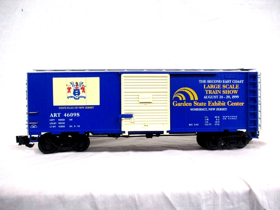 Aristo Craft ART-46098 1999 East Coast Large Scale Show Steel Box Car - Image 4 of 4