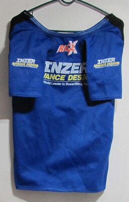 Inzer Rage X Bench Shirt 42 (Blue & Blk) H.D. Collar & 2'' Scoop (Only Used 2X!)