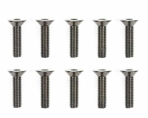 Tamiya 51631 Steel 3x12mm Countersunk Hex Head Screws (10pcs)RC Parts 3mm x 12mm