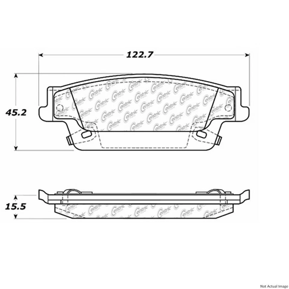 Pastillas de freno de cerámica para Cadillac SRX 2004 2005 2006 2007 2008 2009 Foto 4 de 4