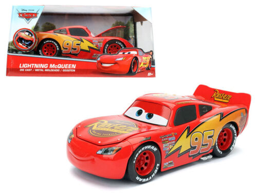 Toys / #95 wei� McQueen Disney 1:24 Glow Lightning Jada eBay | Cars Racers Film rot