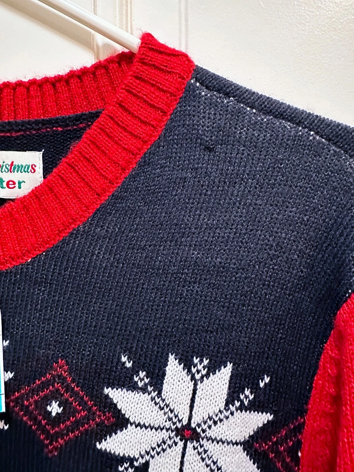 Novelty Christmas Sweater NASA Astronaut Moon Ugly Sweater