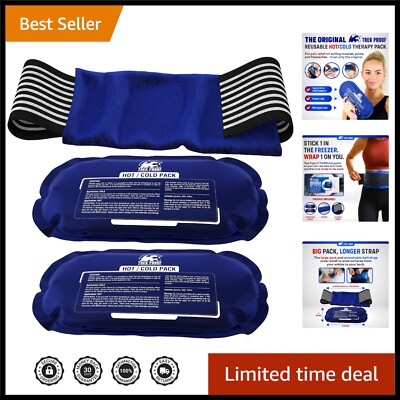 Adjustable 3-Piece Gel Wraps for Hot/Cold Relief - Perfect for Joint Pain