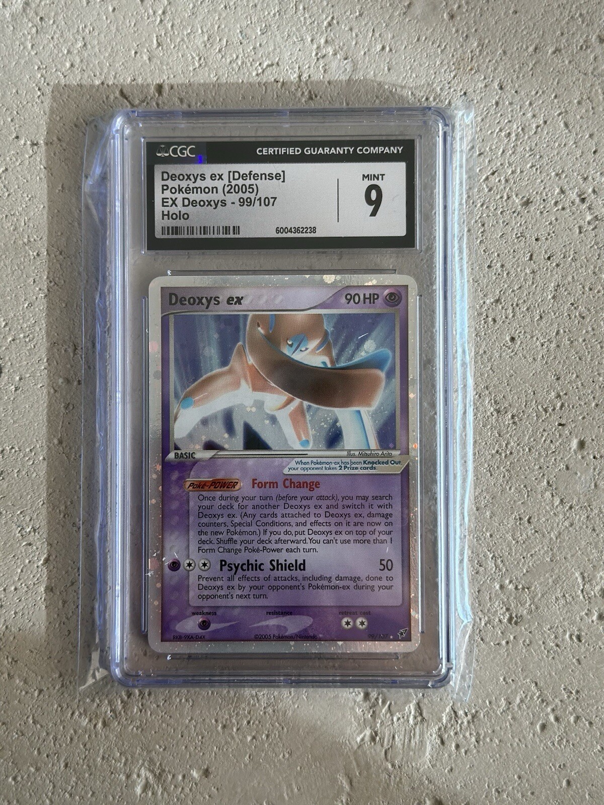 Deoxys Ex [Defense]  CGC 9 Pokèmon (2005) EX Deoxys -99/107 Holo