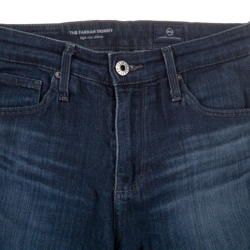 AG Adriano Goldschmied The Farrah Skinny Jeans Womens 24 High Rise Blue - 第 3/10 張圖片