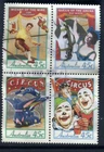 1997 Circuses of Australia - Used Block of 4 Stamps (B)