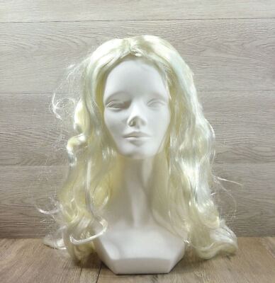 Gothic Women Blond Wig Halloween Evil Madame Adult  22'' Hair Costume One Size