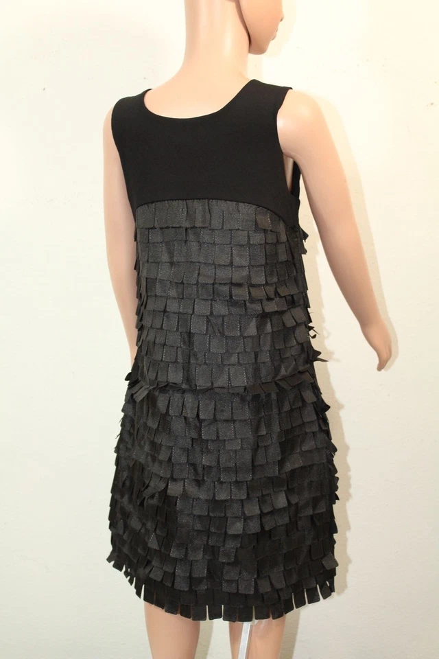 Elisa B. Vestido Estilo 4348 Niñas Talla 14 Nuevo con Etiquetas Color Negro Con Tachuelas Negras Foto 3 de 4