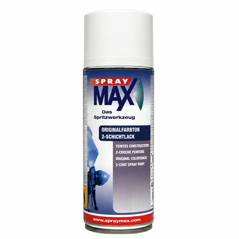 Bombe peinture Ford Frozen white SprayMax 400 aérosol bicouche haute couvrance