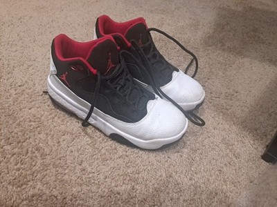 Nike Jordan Max Aura 2 (GS) White/Gym Red-Black Youth Shoes CN8094-100 With Box