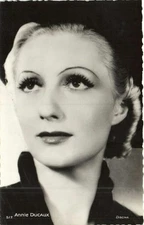 Old postcard Annie Ducaux Film Star (181193)