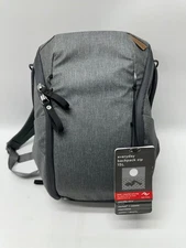 PEAK DESIGN Everyday Backpack Zip 15L Ash Camera Bag Travel Outdoors NWT