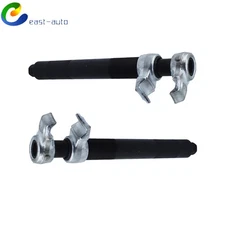 2Pc Coil Spring Compressor Removal Tool Strut Install 1" to 11"  W/ Safety Hooks
