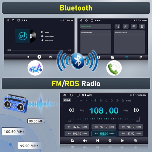 For GMC Canyon 2004-2012 Carplay Android 15 Stereo Radio BT Mirror Link GPS +Cam - Bild 9 von 18