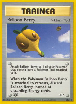 Pokémon Balloon Berry NR-60 Uncommon Englisch Good