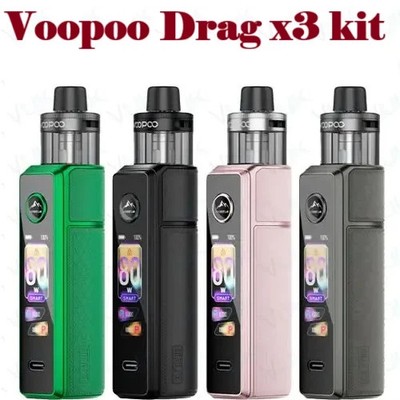 Voopoo Drag X3 Kit 80W Vape + Coils + Pods