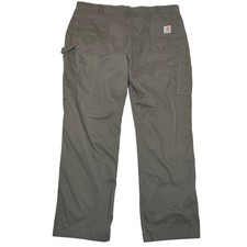 Carhartt Mens Relaxed Fit Twill Utility Canvas Work Pants Brown B324-DFE 40x30