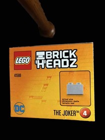 LEGO BRICKHEADZ DC COMICS THE JOKER ( 41588! ) RETIRED BRAND NEW Sealed 