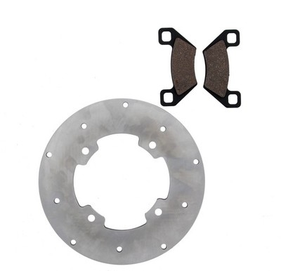2013-2015 Arctic Cat TRV 550 LTD Rear ATV Brake Pads and Rear Brake Rotor Disc