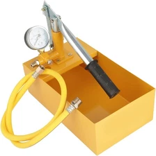 Hydrostatic Test Pump 2.5Mpa 25KG 13ml / time Manual Hydraulic Water Yellow 