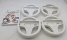 Mario Kart Wii (2008) CIB Complete with Manual 4 Steering Wheels 1 Oem 3 Non Oem