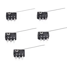 5Pack 4.8mm Long Hinge Microswitch Arcade Change-Coin Acceptor Micro Switch D