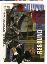 1994-95 Fleer Ultra Shaquille Shaq O'Neal REBOUND KING card #7 OF 10 NBA