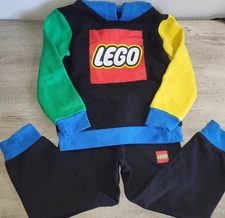 LEGO Colorblock Sweatsuit Hoodie Sweatpants Jogger Pants 2 Pc Set Youth S 5 6